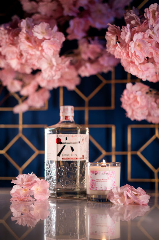 Lilin+Co x Roku Gin Sakura Bloom Candle