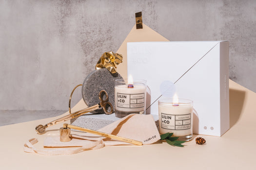 lilin+co large candle gift set