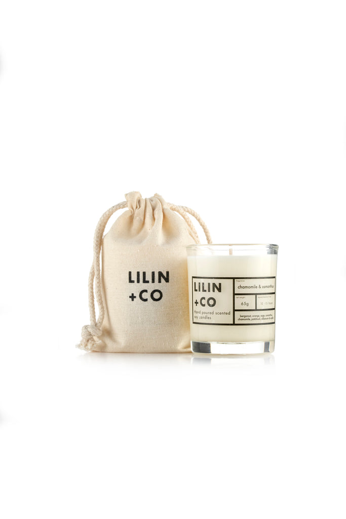 chamomile & osmanthus candle Lilin+Co
