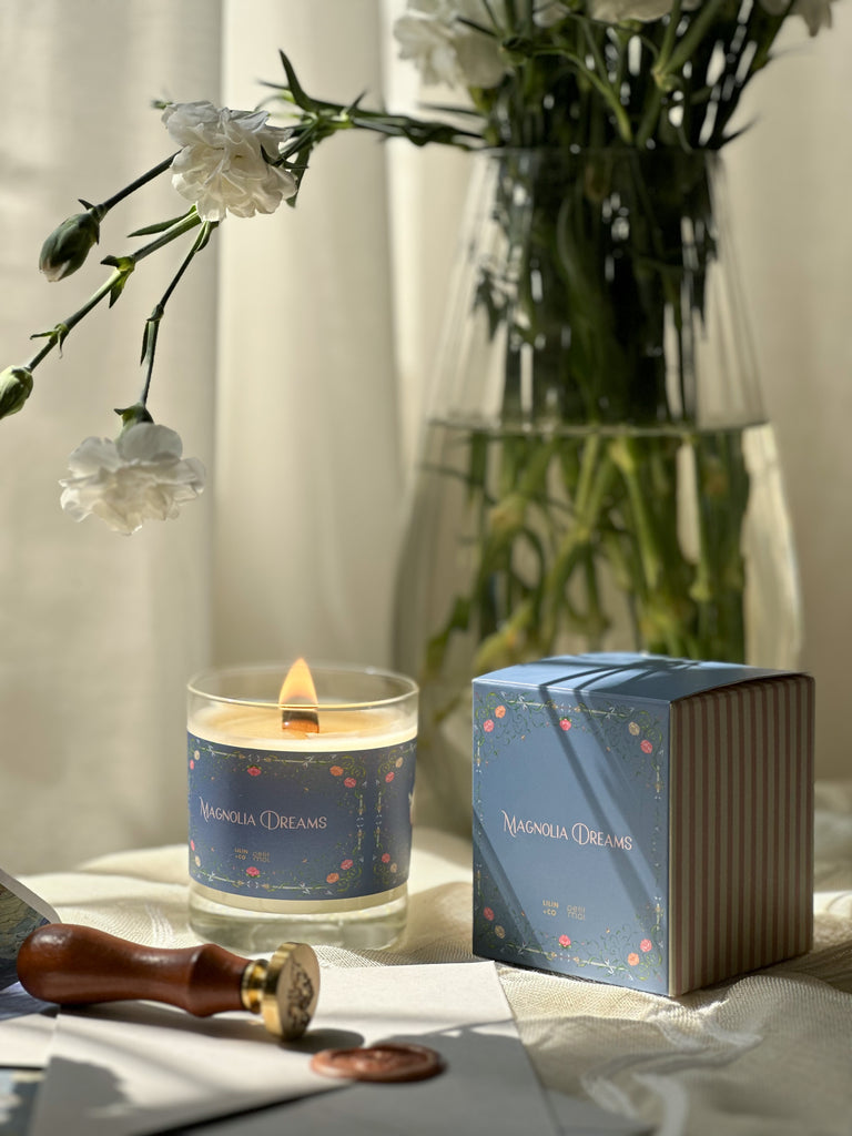 Petit Moi x Lilin+Co Magnolia Dreams Candle
