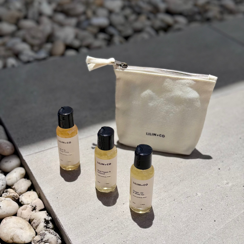 lilin+co x hand & body travel set