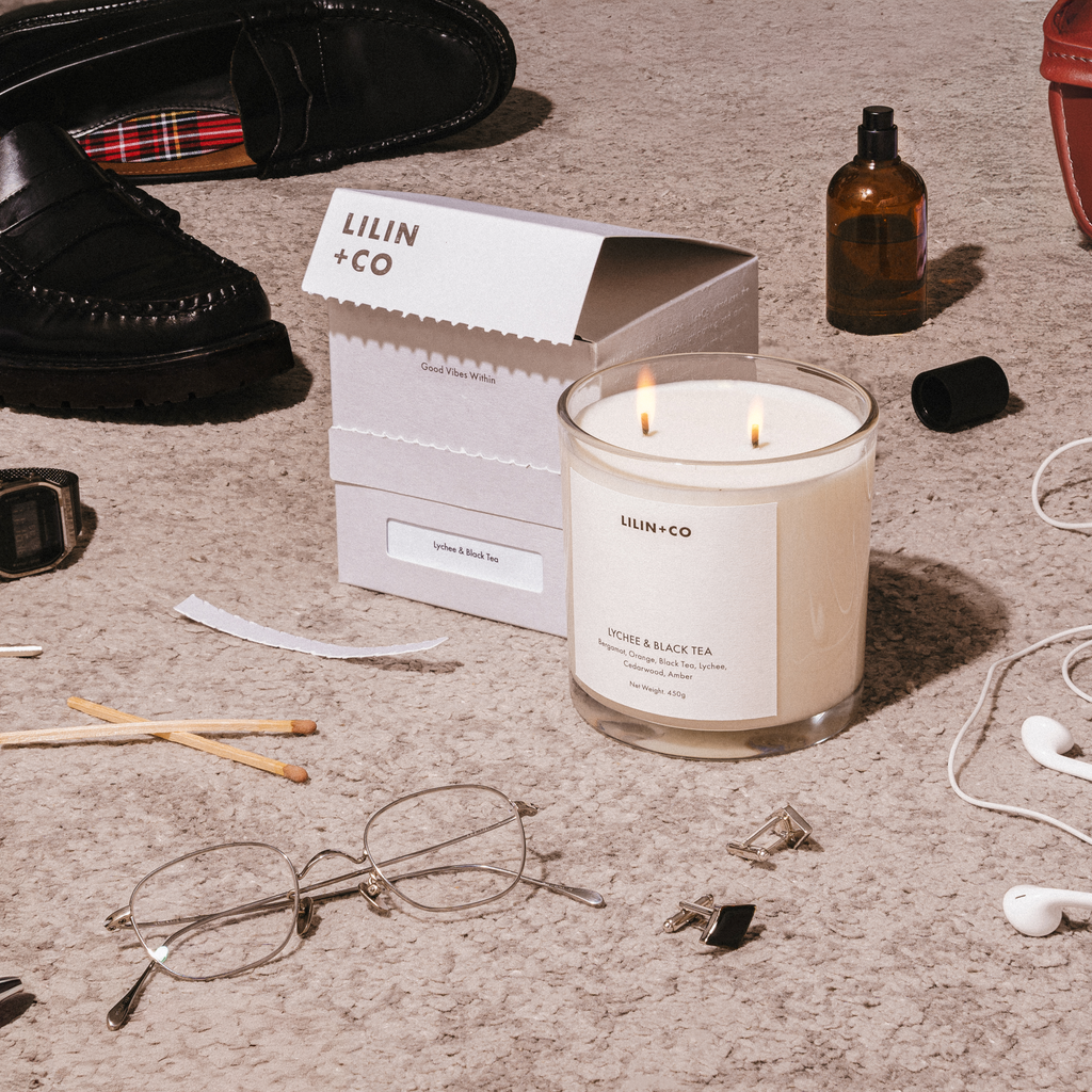 Lychee & Black Tea 2-wick