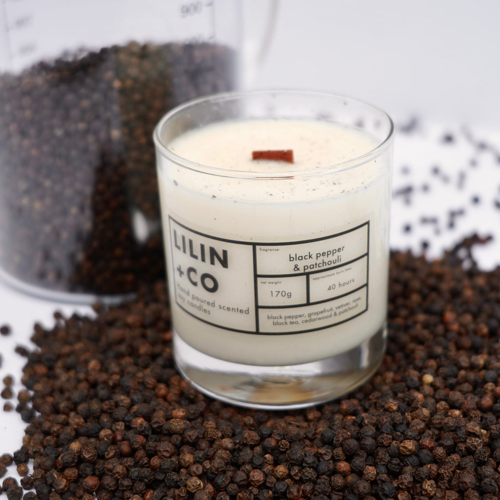 black pepper 170g candle