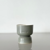 pistachio handmade ceramic candle in green