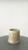 ceramic candle in mustard color, neroli ylang ylang