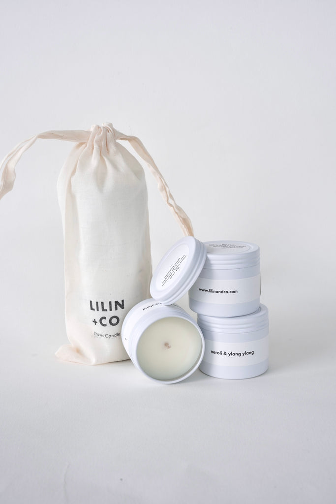 Lilin+Co travel candle set
