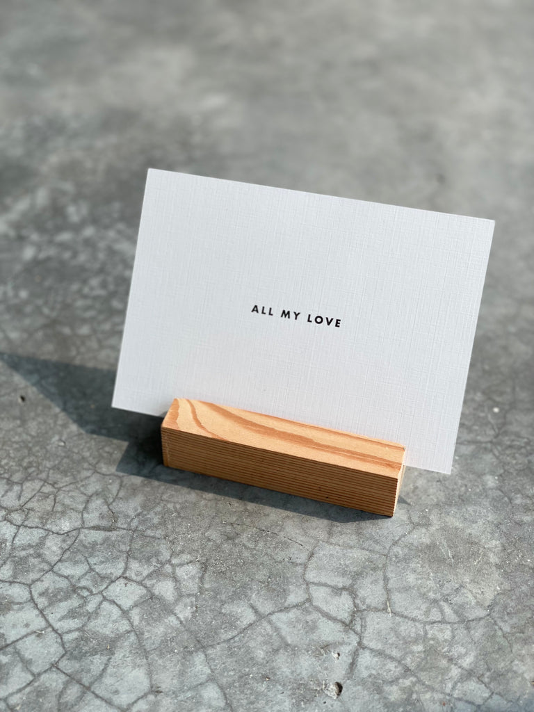 all my love greeting card