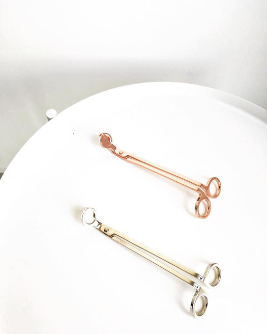candle wick trimmer gold rose gold