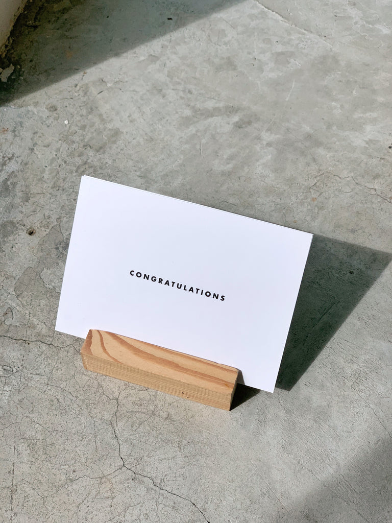 congratulations greeting card