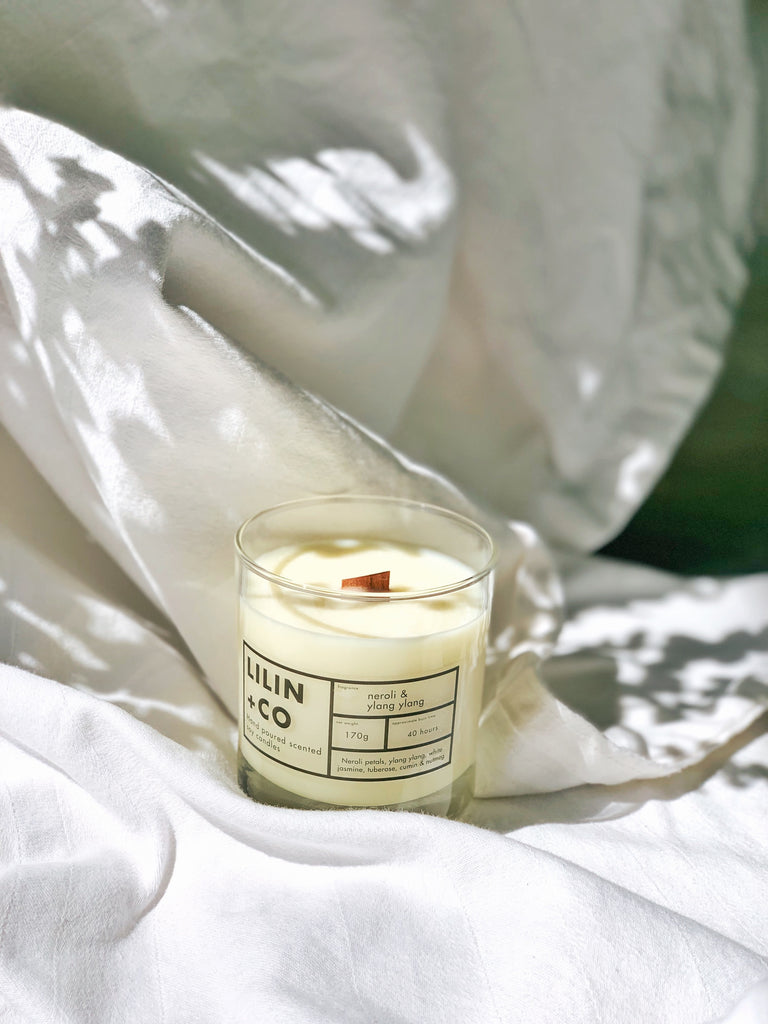 neroli ylang ylang soy candle 