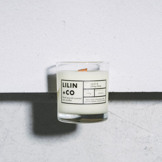 Neroli and ylang ylang soy candle