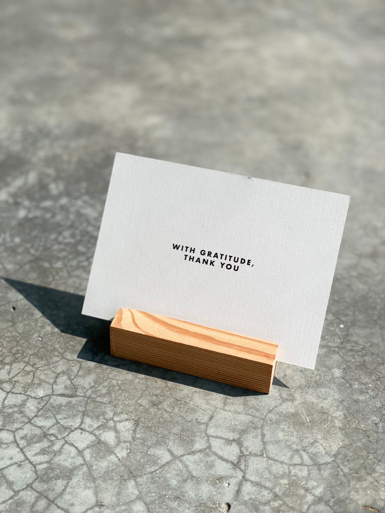 thank you greeting card